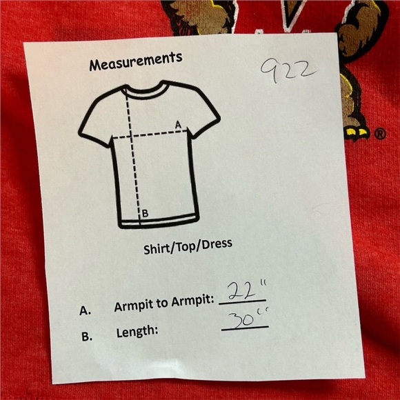 Maryland Terrapins Fanatics Women’s XL Red Pullover Sweatshirt - Picture 15 of 15